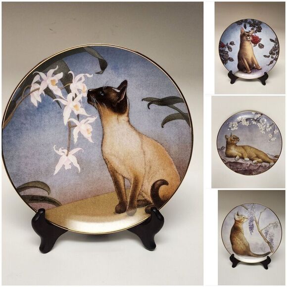 12 IRENE SPENCER 1989/Hamilton CAT Collection Country Plates - Picture 1 of 16